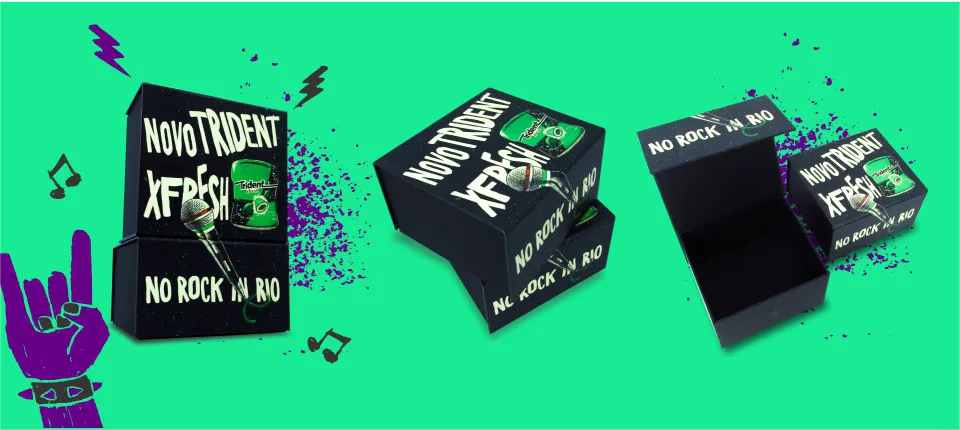 Caixa cartonada para doces