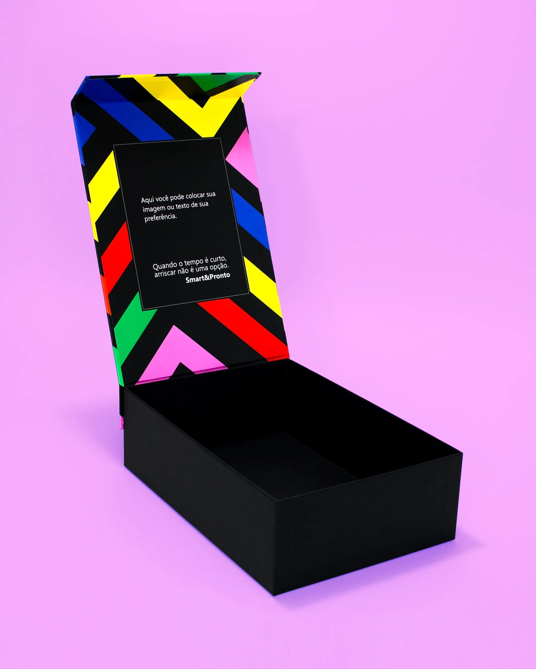 Caixa Smart&Pronto 22,5x33,0x10,0cm Preta - Imagem 2