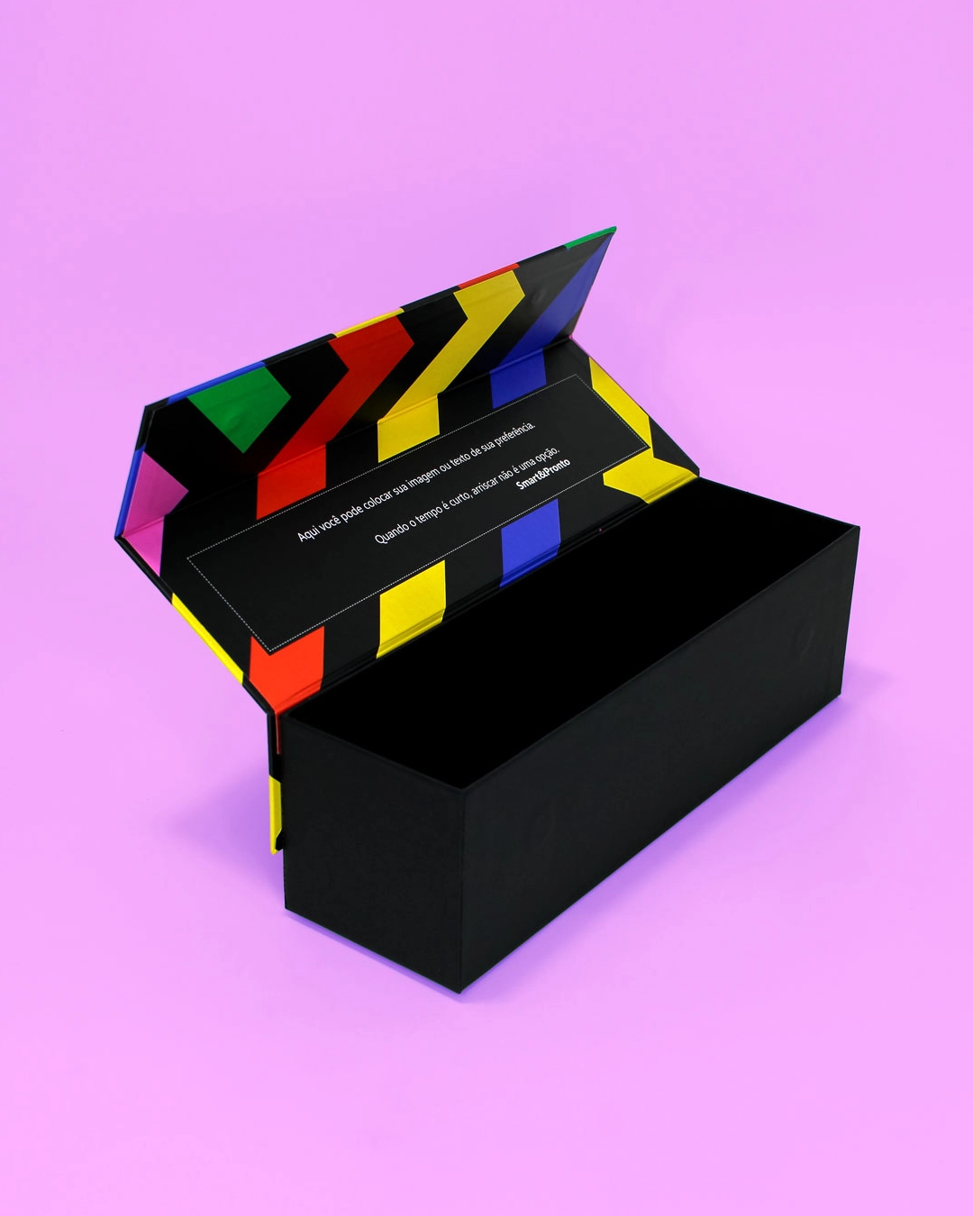 Caixa Smart&Pronto 33,0x9,5x10,0cm Preto - Imagem 2