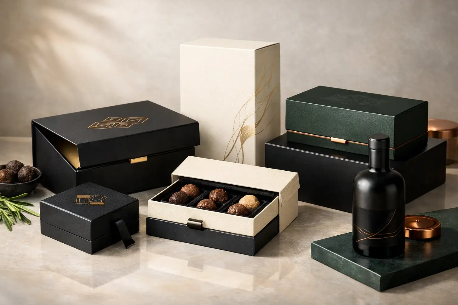 Caixa para produtos gourmet que valoriza marcas