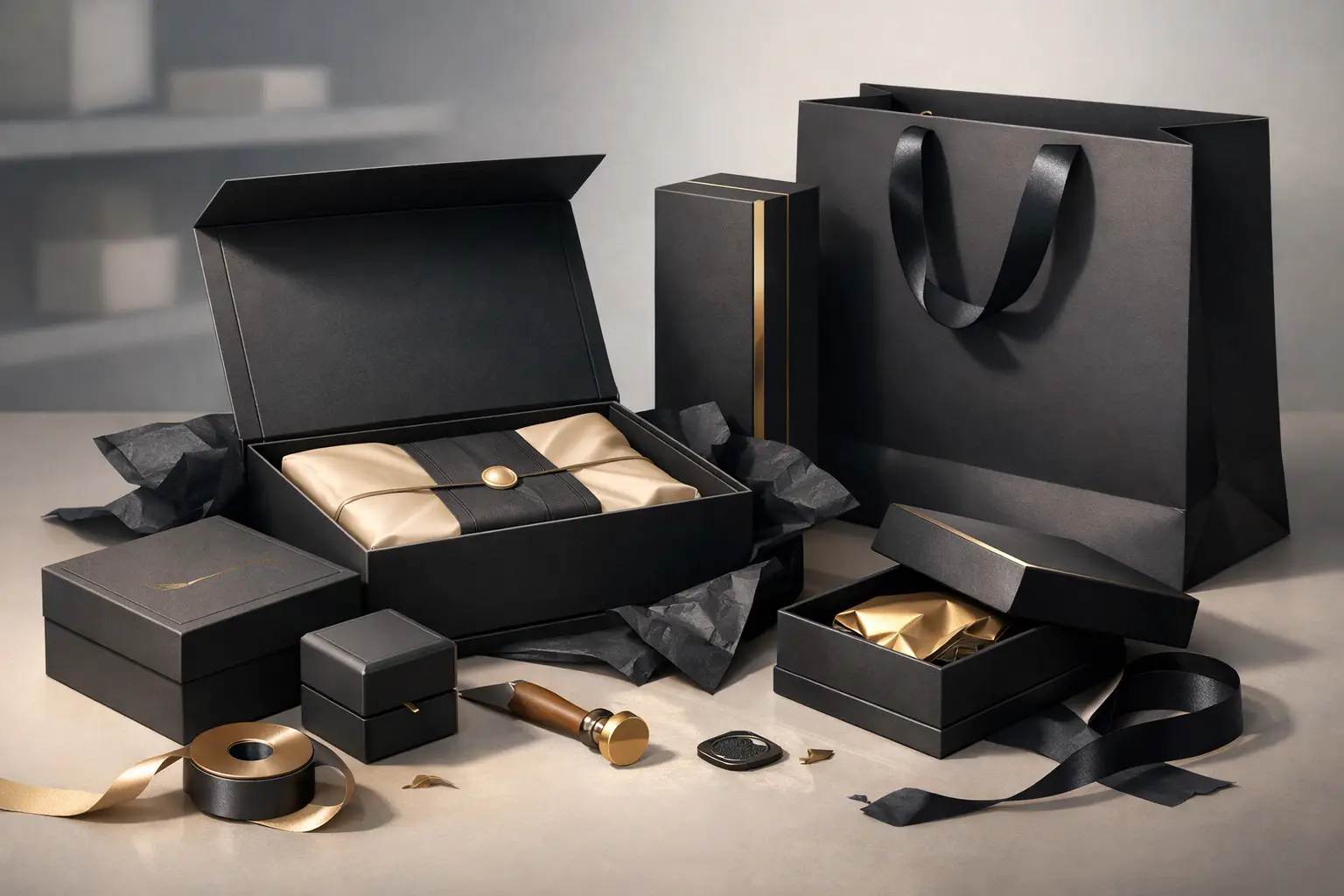 Guia de embalagem para unboxing de marcas