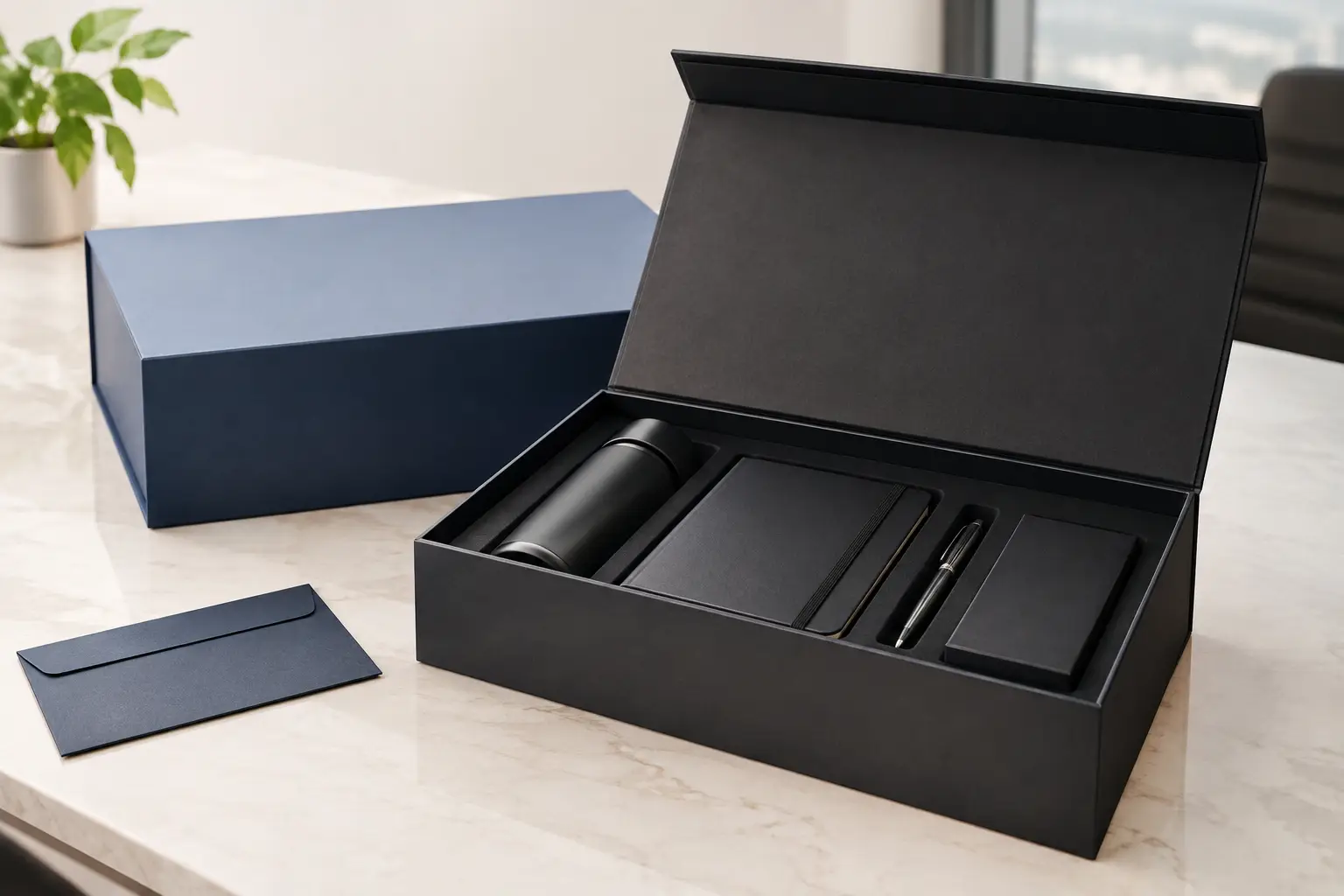 Caixa press kit para lançamentos de marca