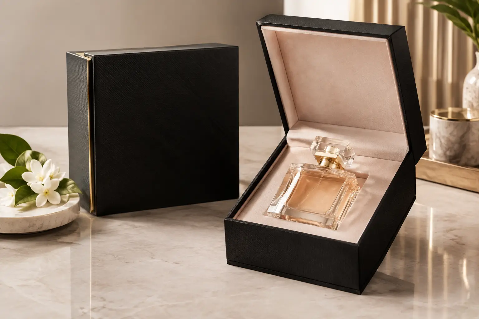 Embalagem para lançamento de perfume com valor